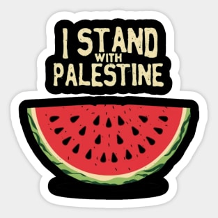 I stand with palestine Sticker